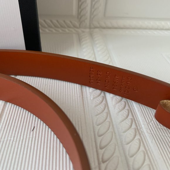A Double G buckle belt made in our unfinished fade main image 5